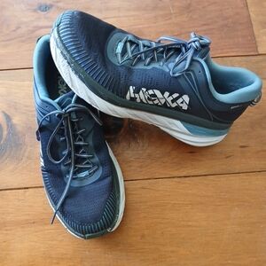 Hoka One One Bondi 7 Mens Size 12 Running Shoes Ombre Blue 1110518 OBPB